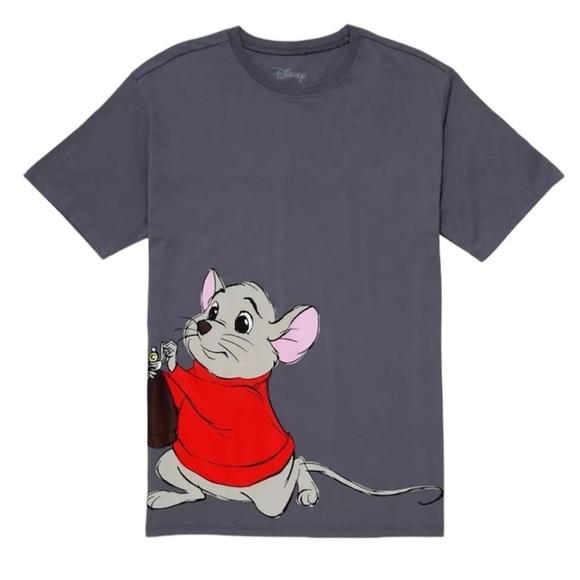 Disney The Rescuers Bernard Couples T-Shirt - BoxLunch Exclusive NWOT size XS - Picture 1 of 10